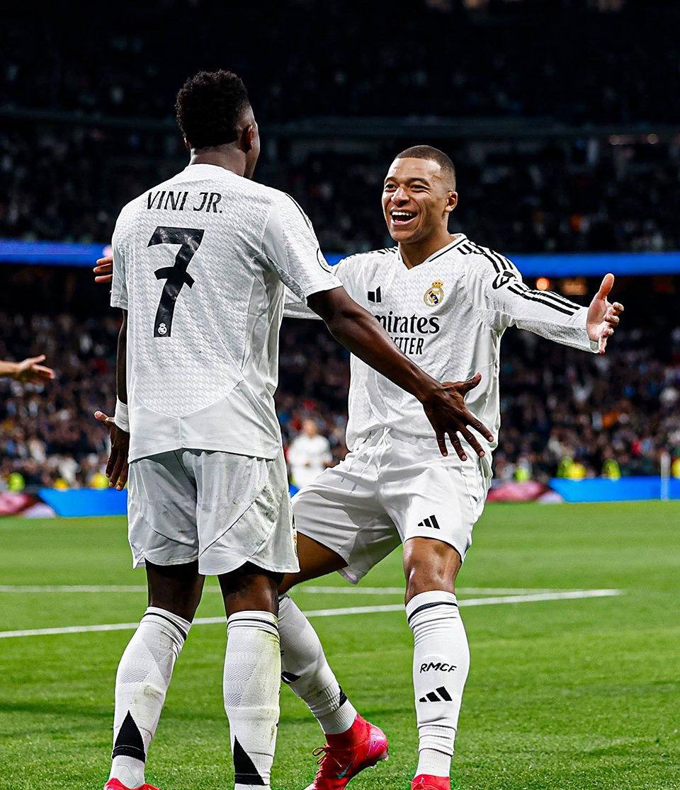 姆巴佩破门，皇马豪取5连胜，稳居西甲榜首